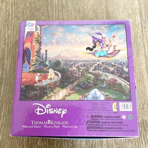 Disney Thomas Kinkade Jasmine Princess Puzzle 500 Pieces - Picture 3 of 3